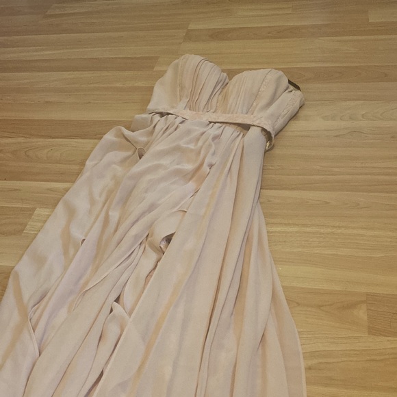 Bebe Jumpsuit Pale Pink Nude - Picture 3 of 3